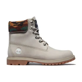 Heritage 6 Inch Waterproof Boots “Beige Nubuck with Camo”