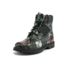 Heritage 6 Inch Waterproof Boots “Black Floral Nubuck”