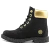 Heritage 6 Inch Waterproof Boots “Black Nubuck with Gold”