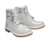 Heritage 6 Inch Waterproof Boots “Light Grey Full Grain with Silver Collar”