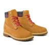 Heritage 6 Inch Waterproof Boots “Wheat Nubuck with Pink Teal Plaid”