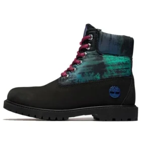 Heritage NL Sky 6 Inch Waterproof Boots “Black Nubuck with Print”