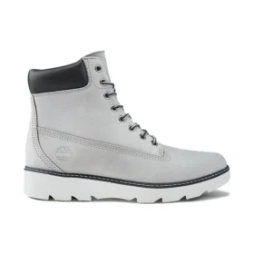 Keeley Field 6 Inch Wide-Fit Boots “Light Grey”