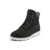 Keely Field 6 inch Wide-Fit Hiking Boots “Black Nubuck”