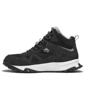 Lincoln Peak Waterproof Fabric and Leather Boot “Black”