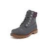 Linden Woods 6 Inch Waterproof Boots “Dark Grey and Printed Collar”