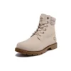 Lindon Woods 6 Inch Waterproof Boot “Beige Nubuck and Printed Collar”