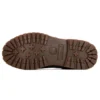Lindon Woods 6 Inch Waterproof Boot “Dark Grey Nubuck and Black Printed Collar”