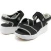 Los Angeles Wind Casual Black Sandals
