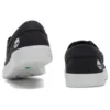 Low Lace Up Sneakers “Black Canvas”