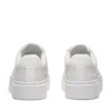 Low Lace Up Sneakers “White Full Grain”