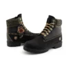 Lunar New Year 6 Inch Lace Up Boots “Black Nubuck”