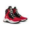 Madbury Side Zip Sneaker Boots “Red Nubuck”