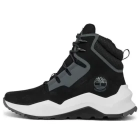 Madbury Side-Zip Waterproof Boot “Black Nubuck”