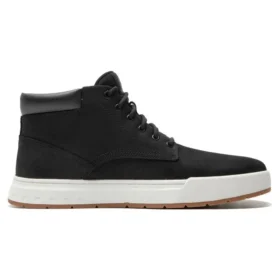 Maple Grove Leather Chukka Boot “Black Nubuck”