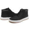 Maple Grove Wide Fit Leather Chukka Boots “Black”