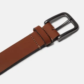 Men’s 35Mm Classic Jean Belt Brown Leather