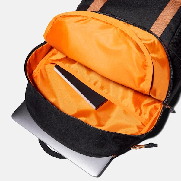 Men’s Calverton Backpack in Black with Logo Men’s Calverton Backpack in Black with Logo