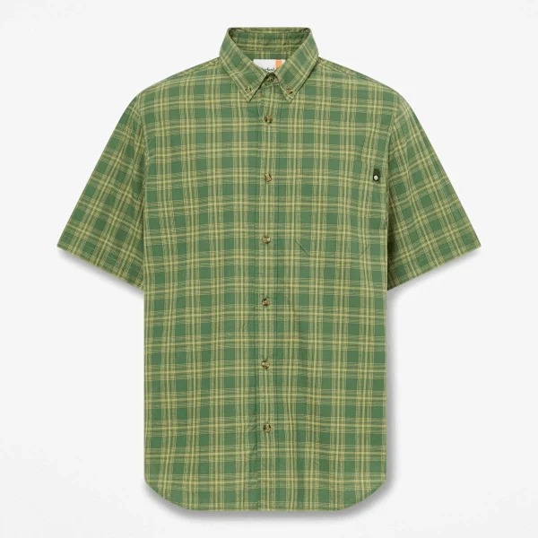Men’s Checkered Poplin Short-Sleeve Shirt Men’s Checkered Poplin Short-Sleeve Shirt