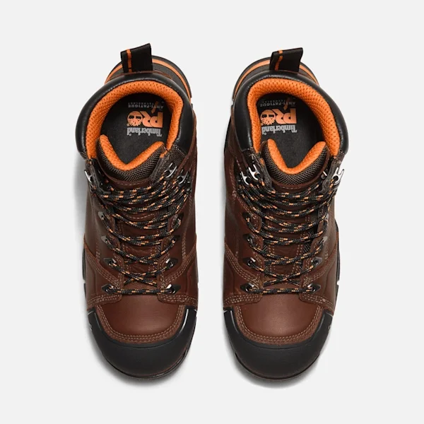 Men’s Endurance Ev Comp-Toe Work Boots – Teak Brown/Orange Men’s Endurance Ev Comp-Toe Work Boots – Teak Brown/Orange