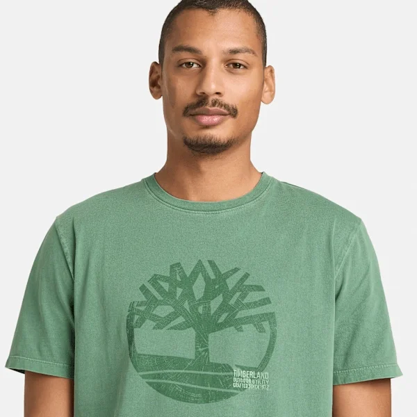 Men’s Garment Dyed Logo Graphic T-Shirt Men’s Garment Dyed Logo Graphic T-Shirt