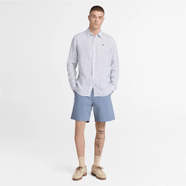 Men’s Mill Brook Regular Fit Linen Shirt Men’s Mill Brook Regular Fit Linen Shirt