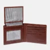 Men’s Milled Leather Bifold Wallet in Brown Men’s Milled Leather Bifold Wallet in Brown
