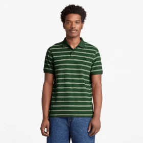 Men’s Millers River Striped Short-Sleeve Polo