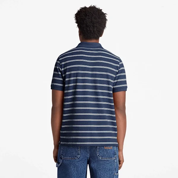 Men’s Millers River Striped Short-Sleeve Polo Men’s Millers River Striped Short-Sleeve Polo
