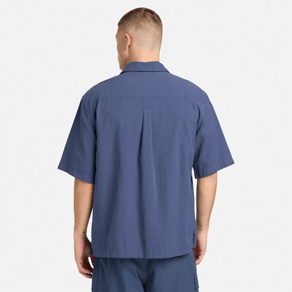 Men’s Short-Sleeve Seersucker Resort Shirt Men’s Short-Sleeve Seersucker Resort Shirt