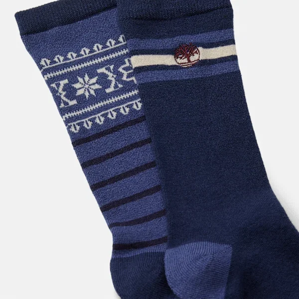 Men’s Timberland® 2-Pack Fair Isle Crew Sock Men’s Timberland® 2-Pack Fair Isle Crew Sock