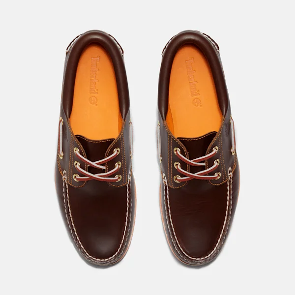 Men’s Timberland® Authentic 3-Eye Lug Handsewn Boat Shoe Men’s Timberland® Authentic 3-Eye Lug Handsewn Boat Shoe
