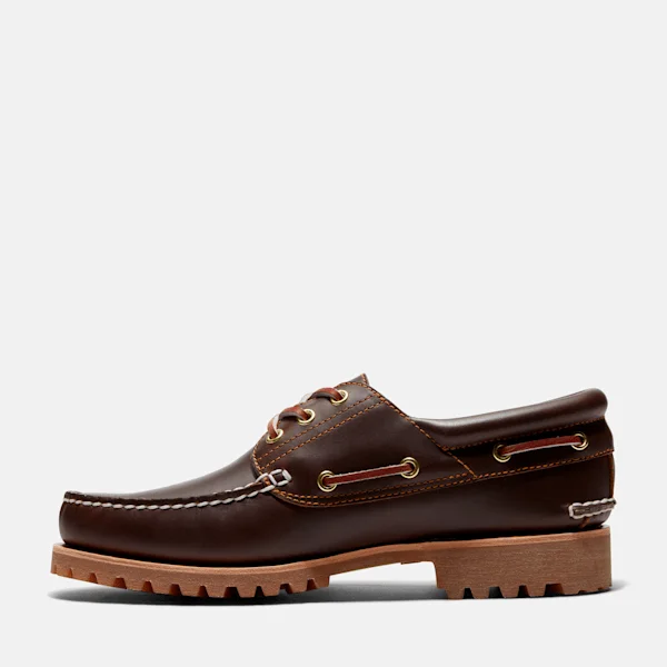 Men’s Timberland® Authentic 3-Eye Lug Handsewn Boat Shoe Men’s Timberland® Authentic 3-Eye Lug Handsewn Boat Shoe