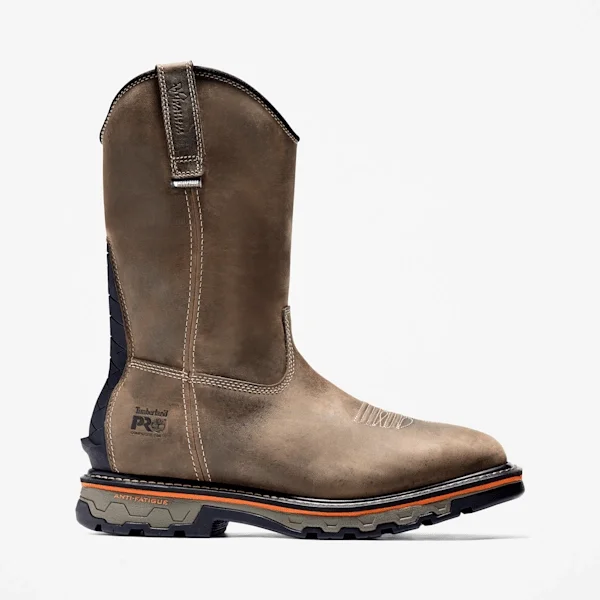 Men’s True Grit Pull-On Waterproof Work Boots – Coffee Men’s True Grit Pull-On Waterproof Work Boots – Coffee