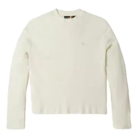 Mini Logo Long Sleeves Crop T-Shirt “White”