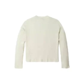 Mini Logo Long Sleeves Crop T-Shirt “White”