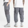 Mixed Media Garment Dye Sweatpants “Grey”