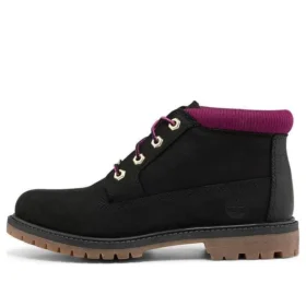 Nellie Chukka Waterproof Boot “Black Pink”