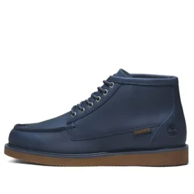 Newmarket II Moc Toe Chukka Boots “Navy Nubuck”