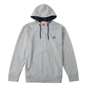 Oyster River Zip Front Hoodie “Grey”