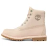 Paninara Collarless 6 Inch Waterproof Boots “Light Pink Nubuck”