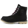 Paninara Collarless 6 Inch Wide Fit Waterproof Boots “Black Nubuck”