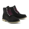 Paninara Collarless 6 Inch Wide Fit Waterproof Boots “Black Nubuck”