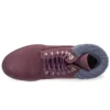 Premium 6 Inch Double Collar Waterproof “Burgundy Nubuck”
