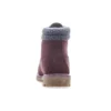 Premium 6 Inch Double Collar Waterproof “Burgundy Nubuck”