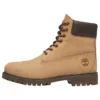 Premium 6 Inch Waterproof “Beige Nubuck Dark Brown”