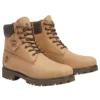 Premium 6 Inch Waterproof “Beige Nubuck Dark Brown”