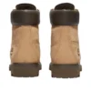Premium 6 Inch Waterproof “Beige Nubuck Dark Brown”
