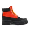 Premium 6 Inch Waterproof Boot “Medium Orange Nubuck with Black”