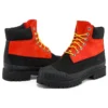 Premium 6 Inch Waterproof Boot “Medium Orange Nubuck with Black”